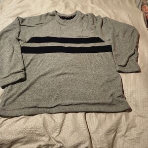Mens Tommy Hilfiger Gray and Black Sweatshirt Sz M